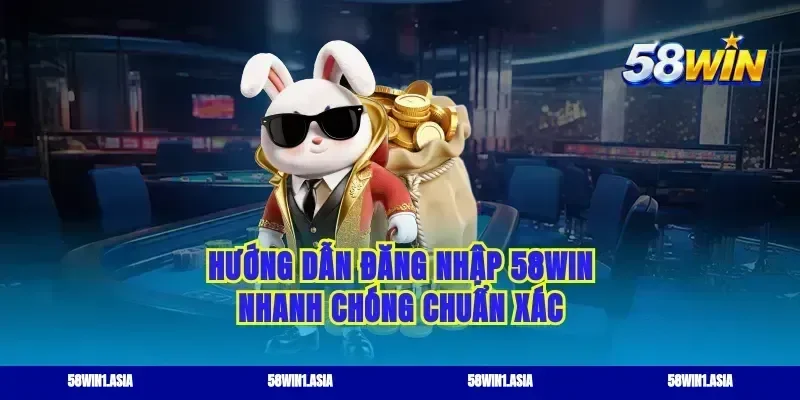 Hướng dẫn đăng nhập 58WIN nhanh chóng chuẩn xác