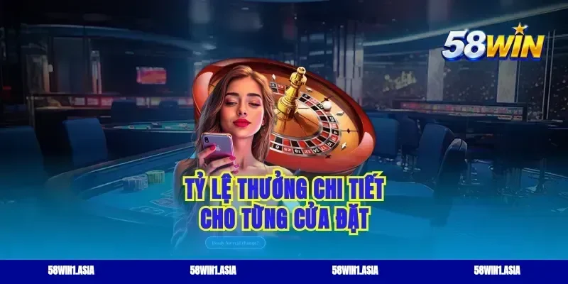 Tỷ lệ thưởng chi tiết cho từng cửa đặt