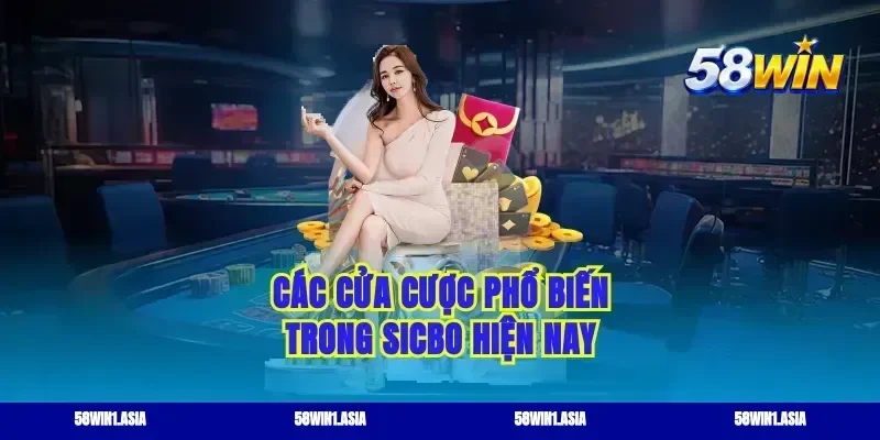 Các cửa cược phổ biến trong Sicbo hiện nay