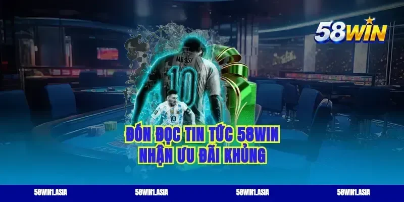Đón đọc tin tức 58win nhận ưu đãi khủng